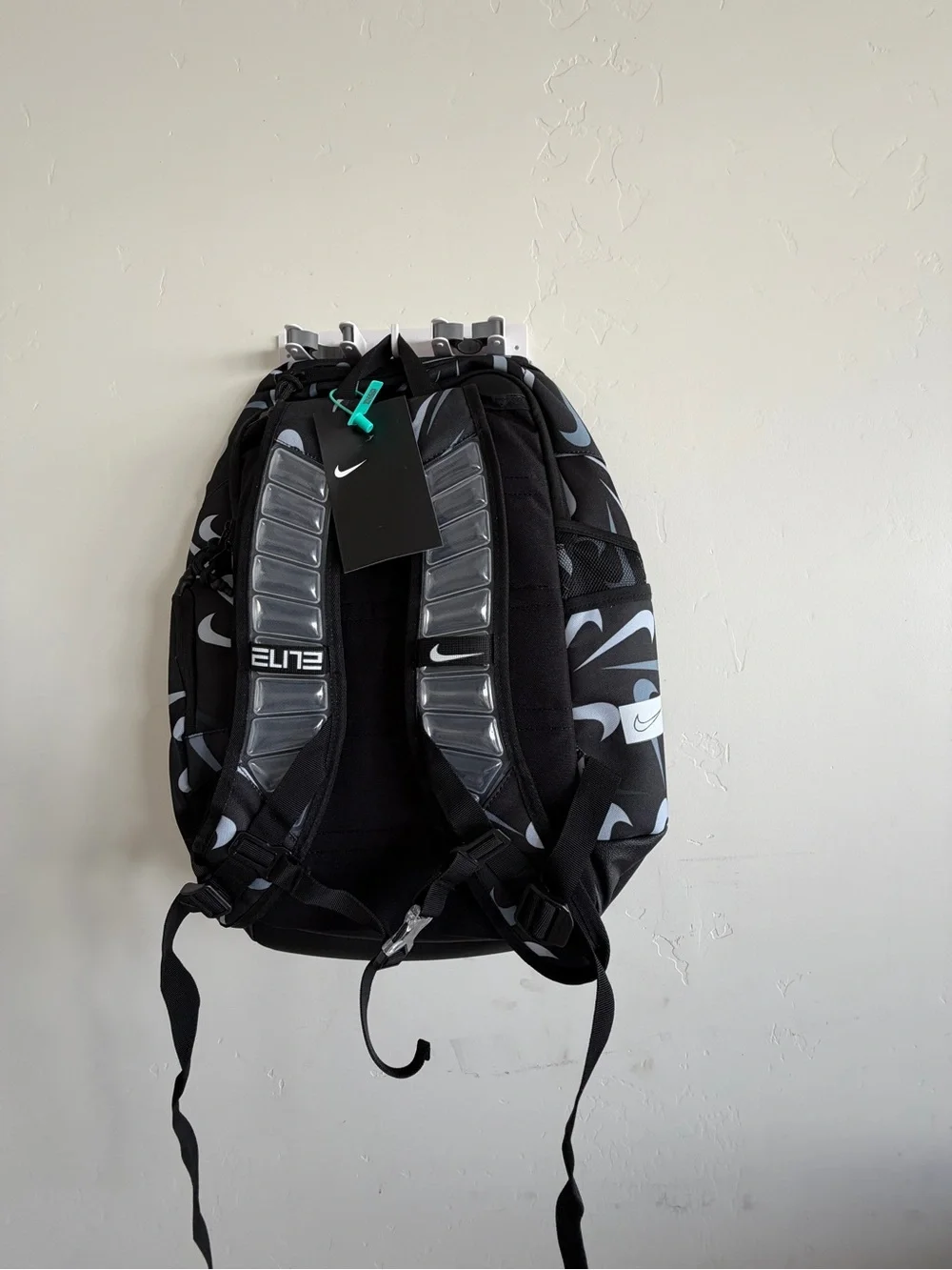 Nike Black Graphic Swoosh Backpack